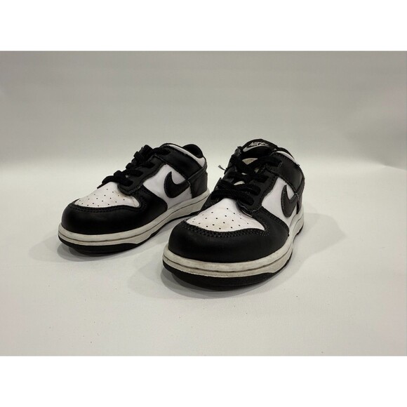 Nike Dunk Low “Panda” White Black CW1589-100 Baby / Toddler Size 9C - Picture 1 of 10